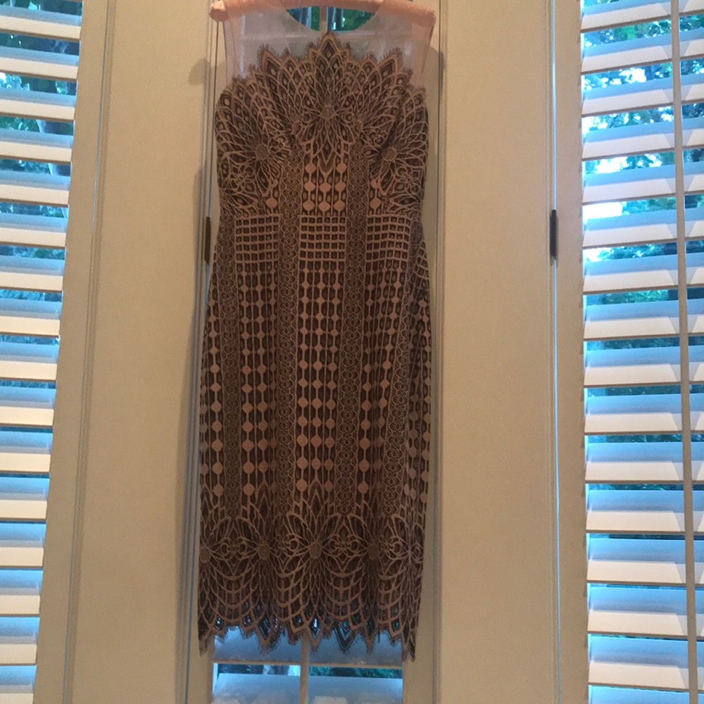 BCBGMaxAzria Lace Cocktail Dress.